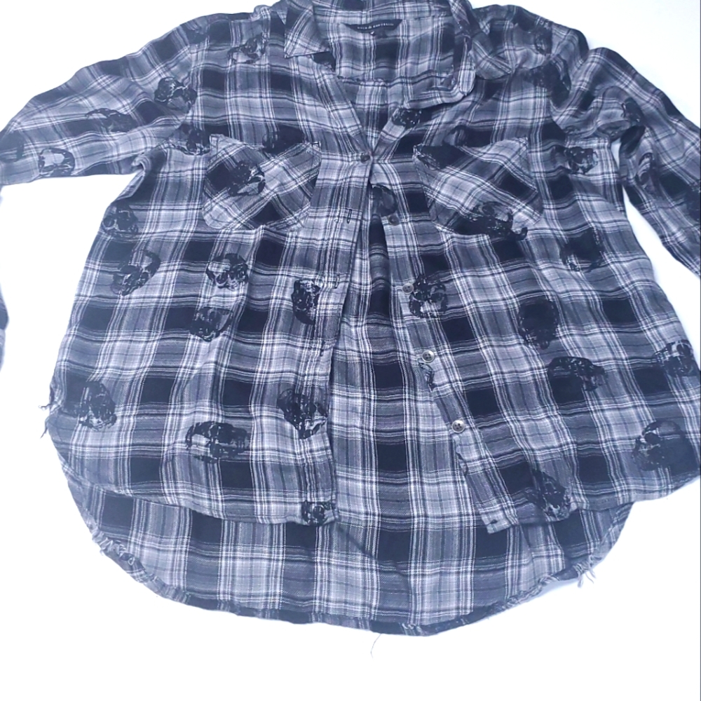 Rock & Republic Plaid Button Down Shirt - Y2K